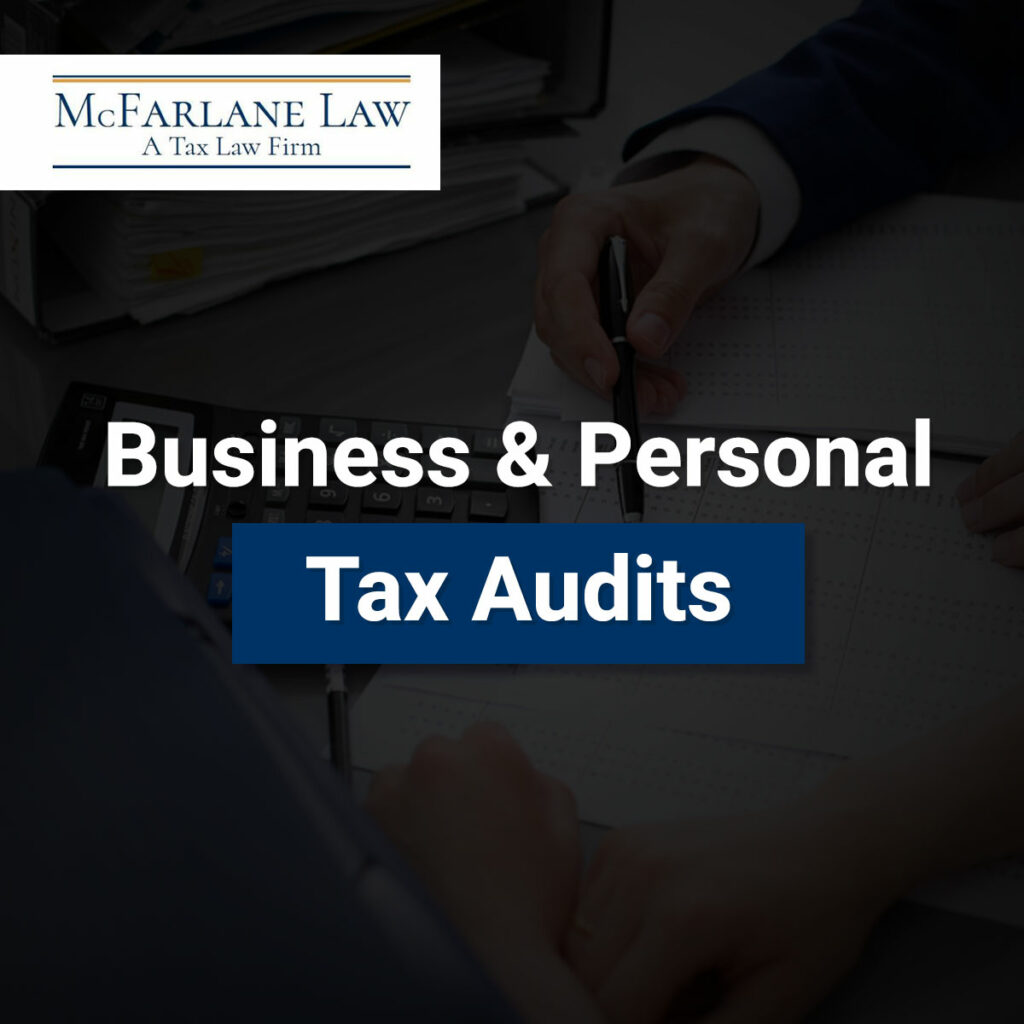 Featured Image For Business & Personal Tax Audits Landing Page